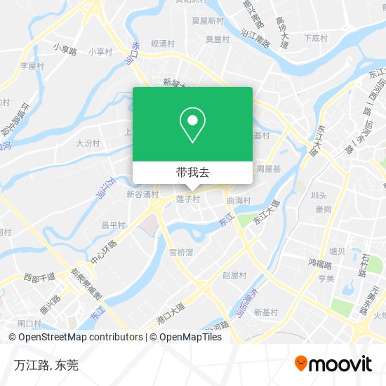 万江路地图