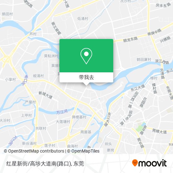 红星新街/高埗大道南(路口)地图
