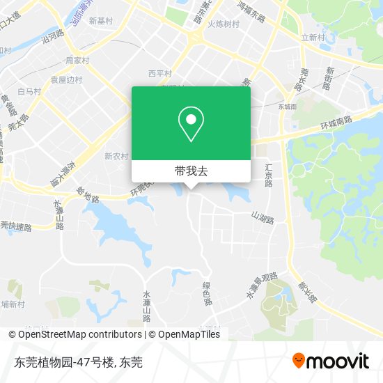 东莞植物园-47号楼地图