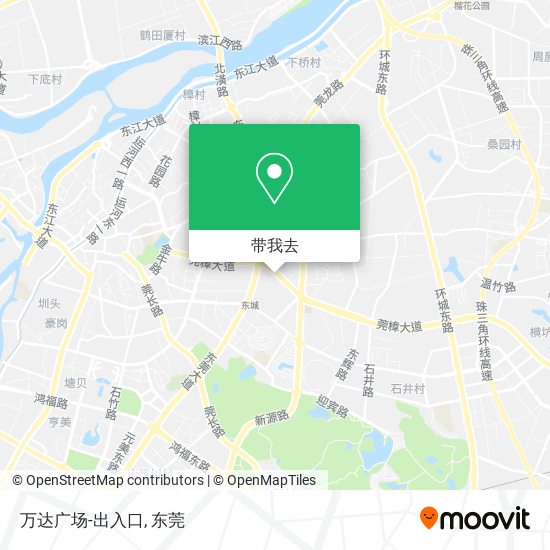 万达广场-出入口地图
