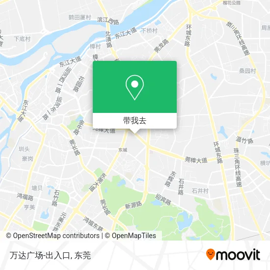 万达广场-出入口地图