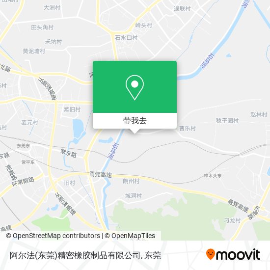 阿尔法(东莞)精密橡胶制品有限公司地图