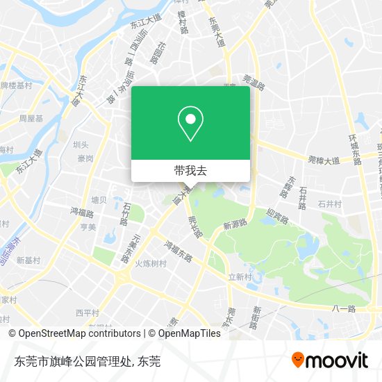 东莞市旗峰公园管理处地图