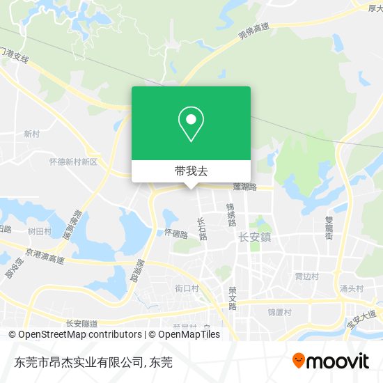 东莞市昂杰实业有限公司地图