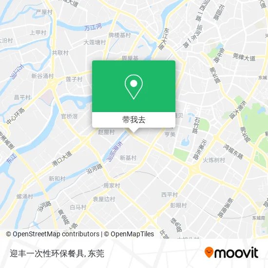 迎丰一次性环保餐具地图