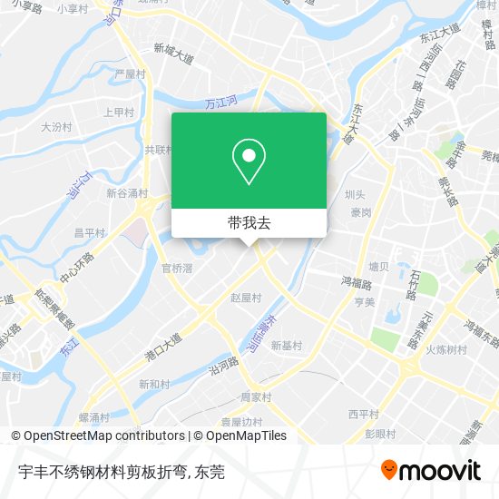 宇丰不绣钢材料剪板折弯地图