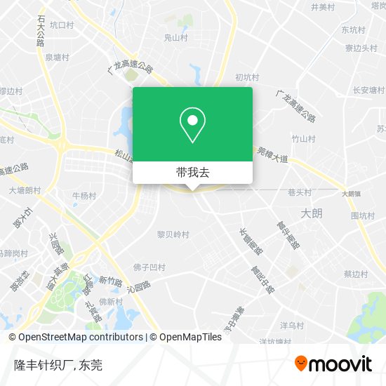 隆丰针织厂地图