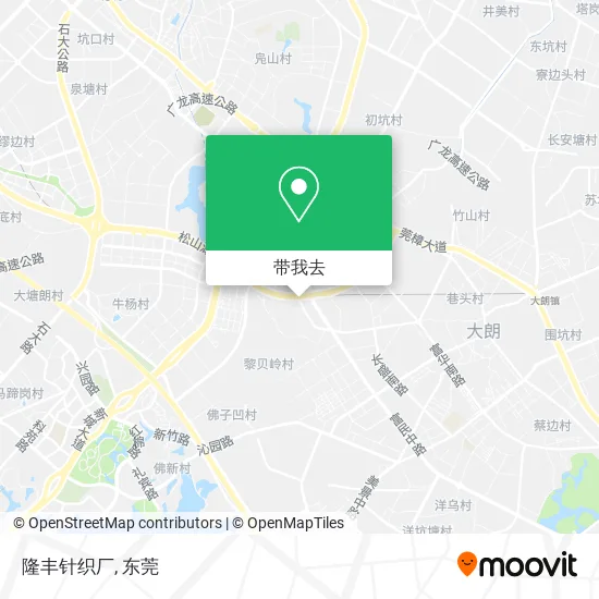 隆丰针织厂地图