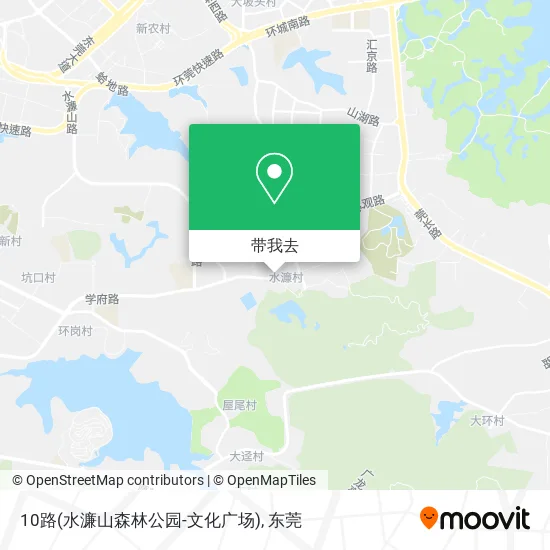 10路(水濂山森林公园-文化广场)地图