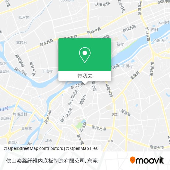 佛山泰蒿纤维内底板制造有限公司地图