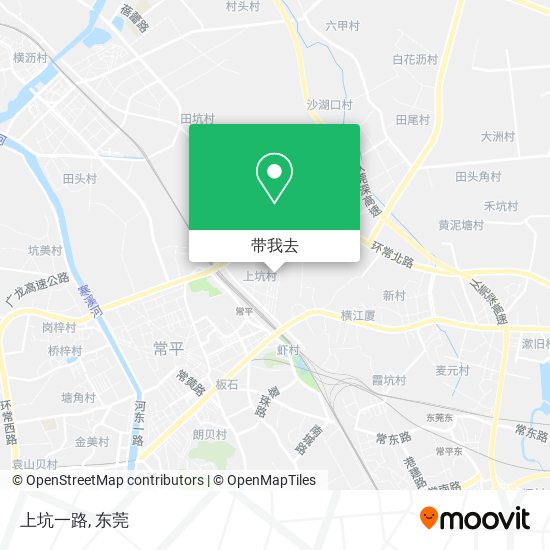 上坑一路地图