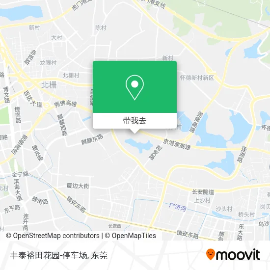 丰泰裕田花园-停车场地图