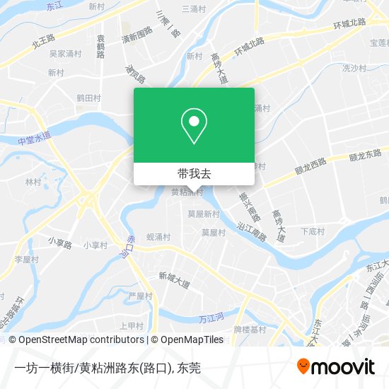 一坊一横街/黄粘洲路东(路口)地图