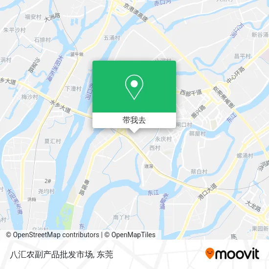 八汇农副产品批发市场地图