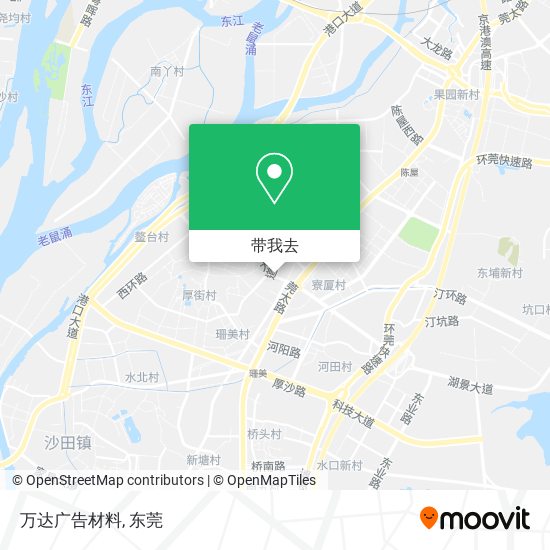 万达广告材料地图