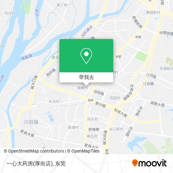 一心大药房(厚街店)地图