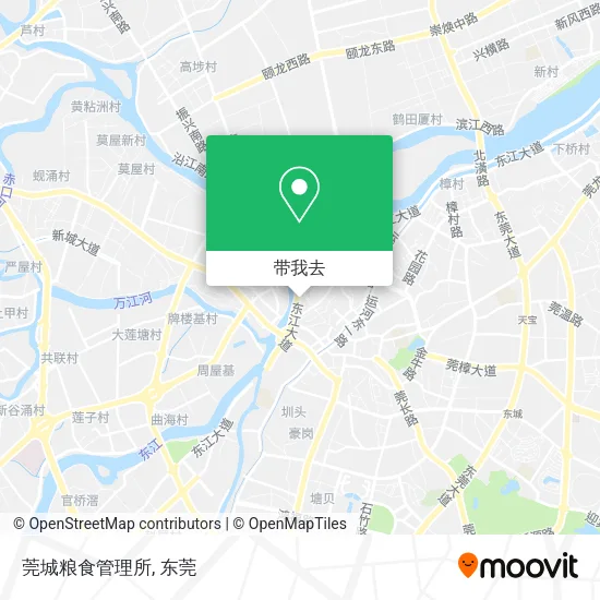 莞城粮食管理所地图