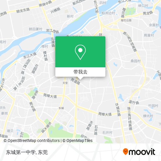 东城第一中学地图