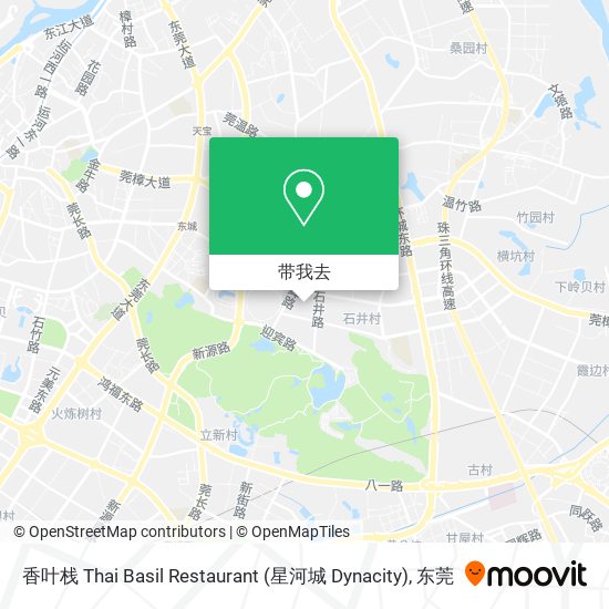 香叶栈 Thai Basil Restaurant (星河城 Dynacity)地图
