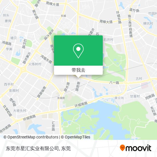东莞市星汇实业有限公司地图