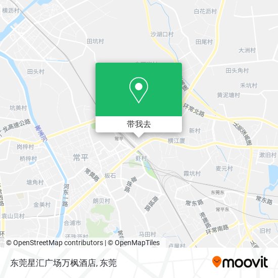 东莞星汇广场万枫酒店地图