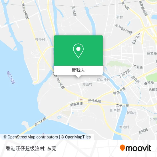 香港旺仔超级渔村地图