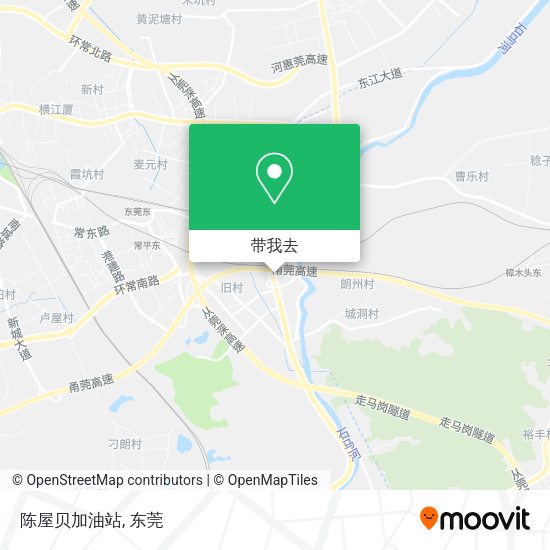 陈屋贝加油站地图
