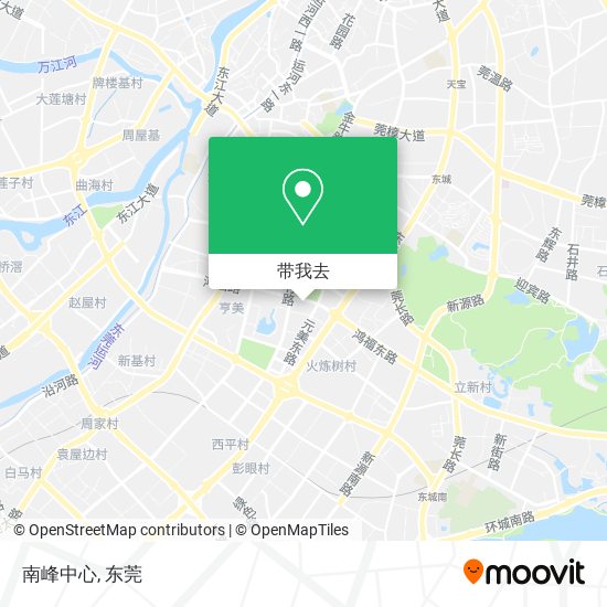 南峰中心地图