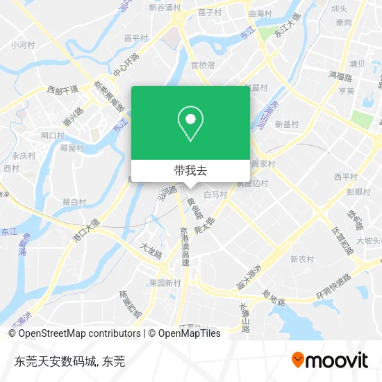 东莞天安数码城地图
