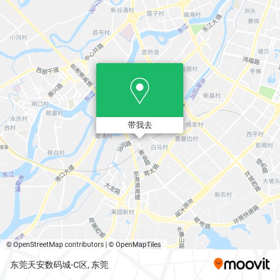 东莞天安数码城-C区地图