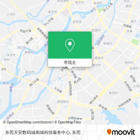 东莞天安数码城南城科技服务中心地图