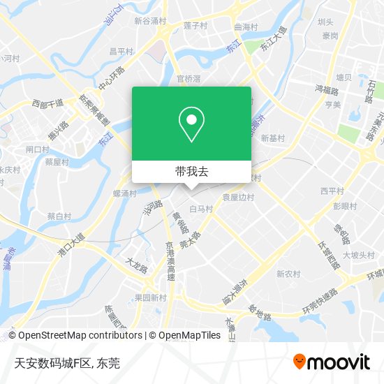 天安数码城F区地图