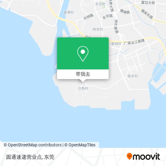 圆通速递营业点地图