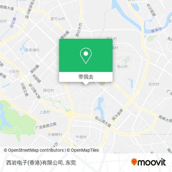 西岩电子(香港)有限公司地图