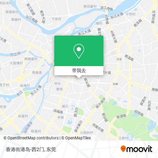 香港街港岛-西2门地图