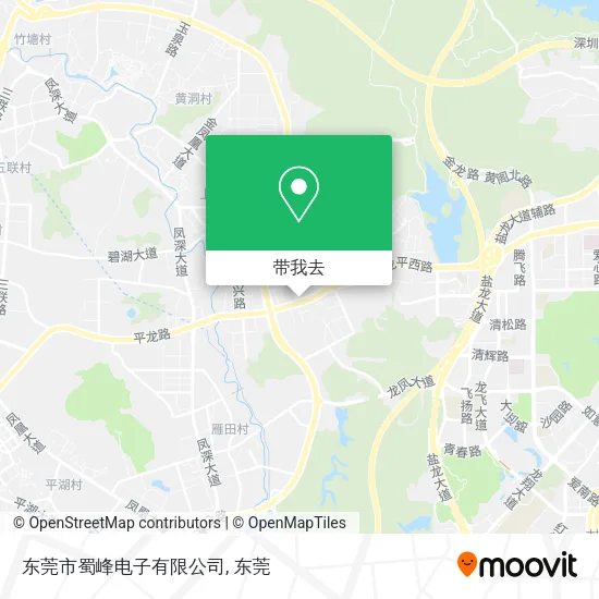东莞市蜀峰电子有限公司地图