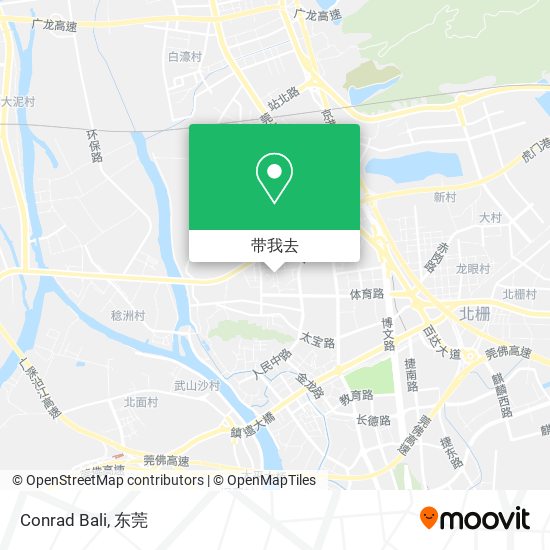 Conrad Bali地图
