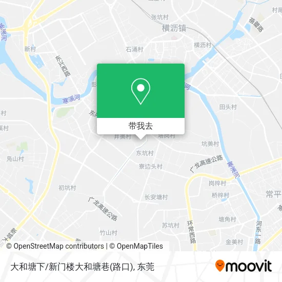 大和塘下/新门楼大和塘巷(路口)地图