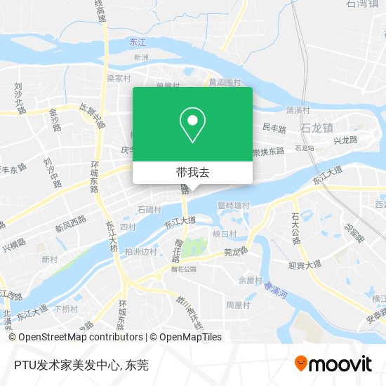 PTU发术家美发中心地图