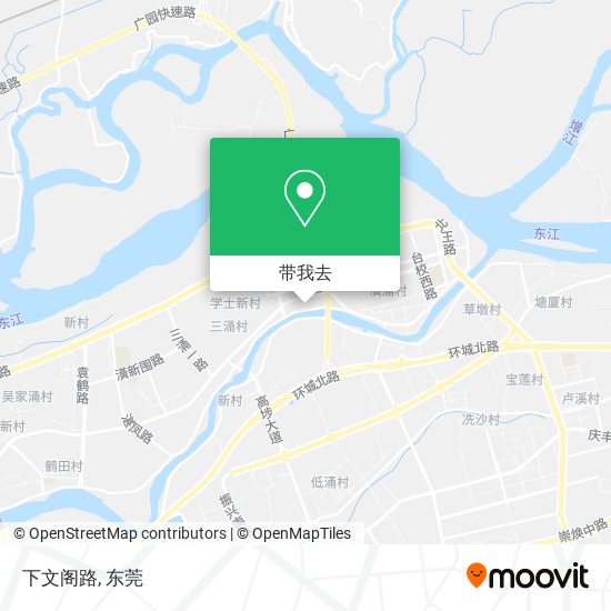 下文阁路地图