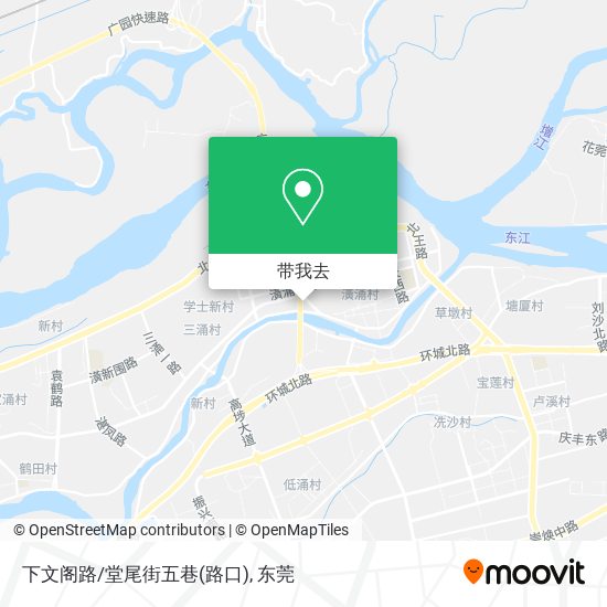 下文阁路/堂尾街五巷(路口)地图