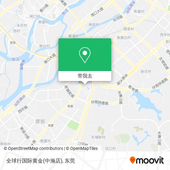 全球行国际黄金(中瀚店)地图