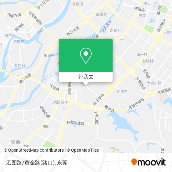 宏图路/黄金路(路口)地图