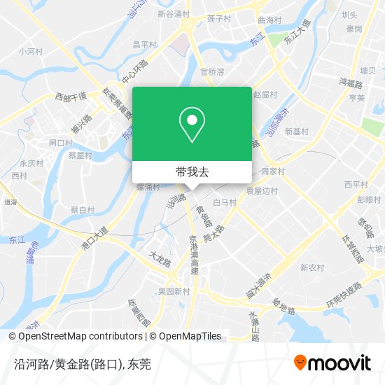 沿河路/黄金路(路口)地图