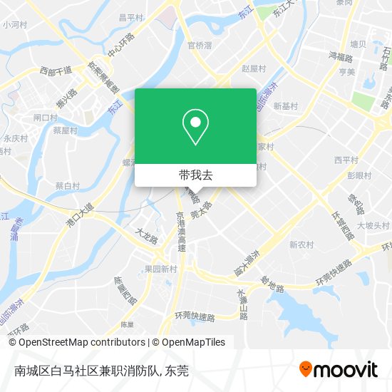南城区白马社区兼职消防队地图