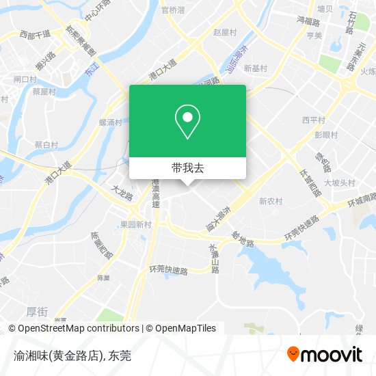 渝湘味(黄金路店)地图