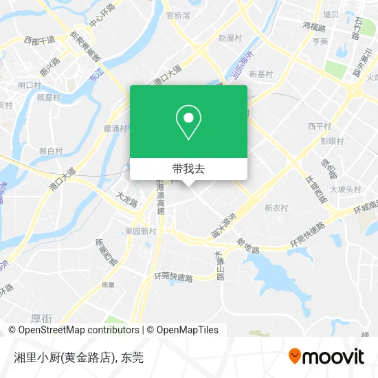 湘里小厨(黄金路店)地图