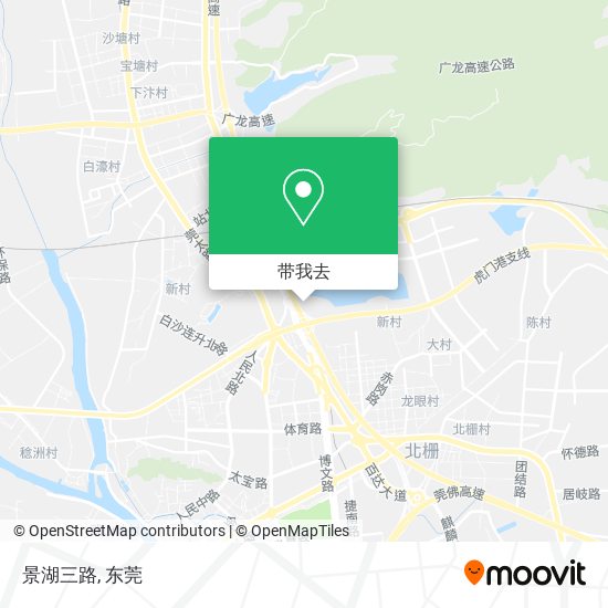 景湖三路地图