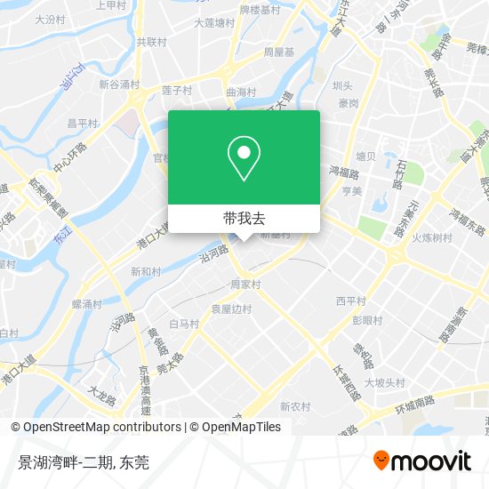 景湖湾畔-二期地图