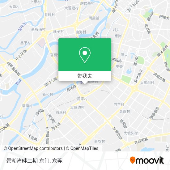 景湖湾畔二期-东门地图